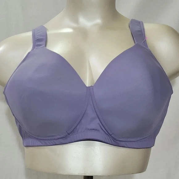 Comfort Choice Molded T-Shirt Underwire Bra 50B  Blue - Picture 2 of 7